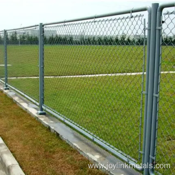 galvanized and pvc coated chain link mesh
